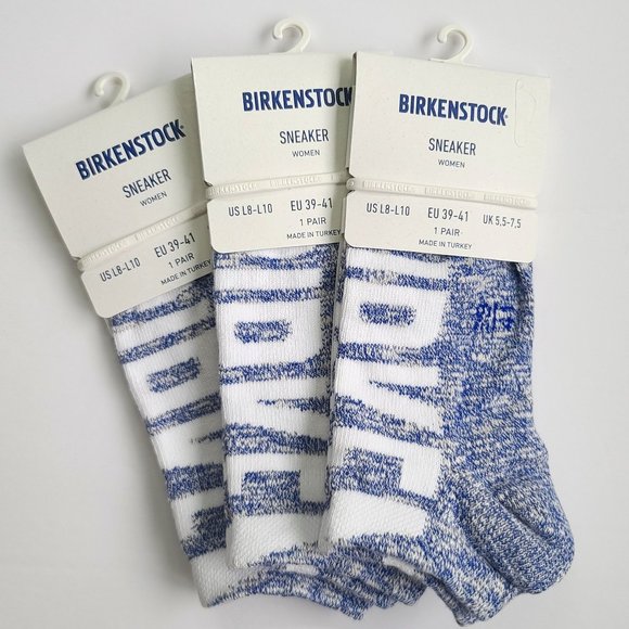 Birkenstock Sneaker Slub Logo Socks - Picture 1 of 3